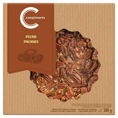 Compliments Pecan Pie, 8 Inches (580 g)