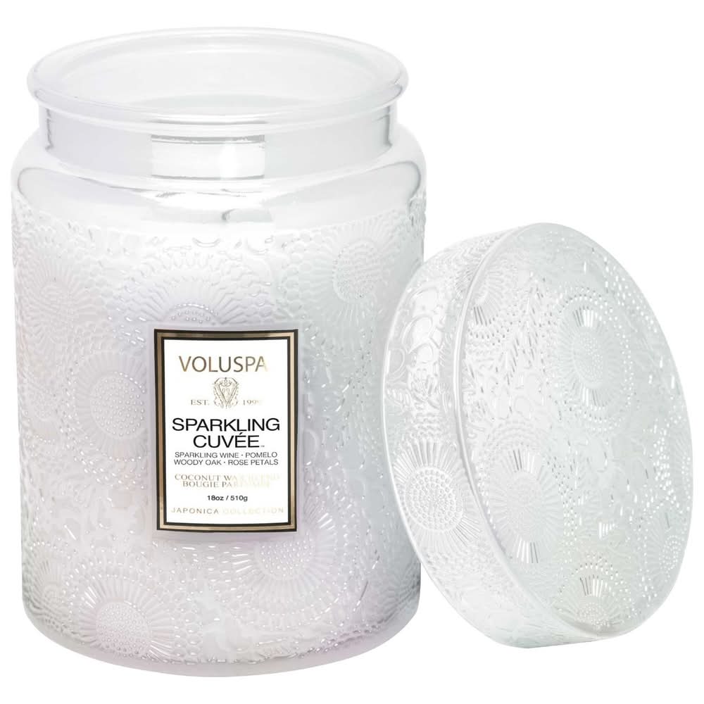 Voluspa Sparkling Cuvee Glass Jar Candle 18 oz / 510 g