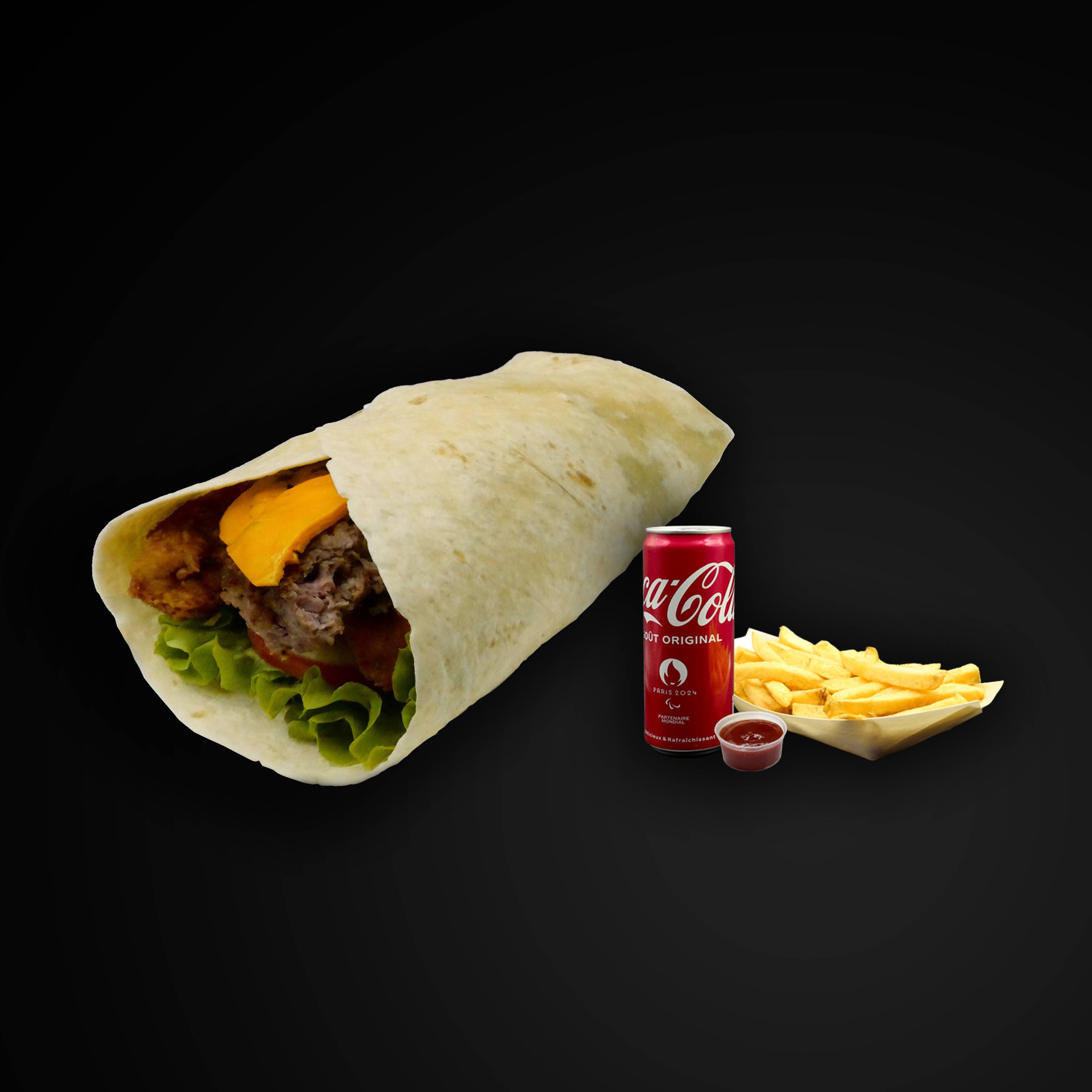 Menu wrap twister mixte