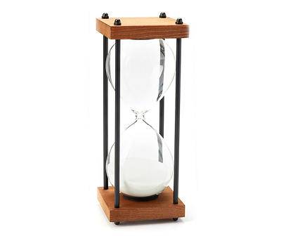 Broyhill Sand Hourglass Wood & Metal Tabletop Decor