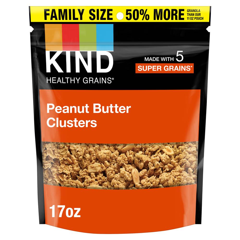 Kind Healthy Grains Peanut Butter Granola Clusters