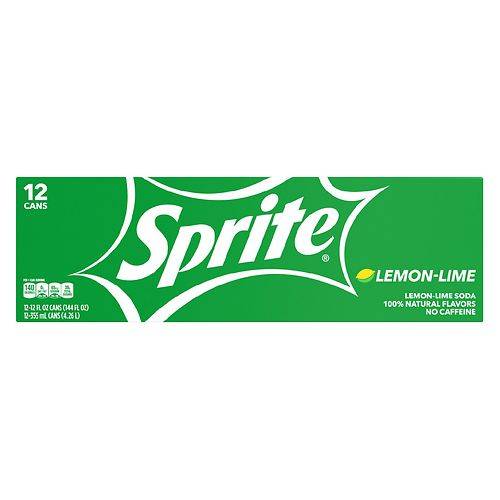 Sprite Soda, Lemon-Lime Lemon-Lime - 12.0 oz x 12 pack