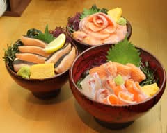 サーモン丼 熊だ salmondon kumada			