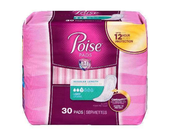 POISE ULTRA THIN LIGHT PADS 30 PK