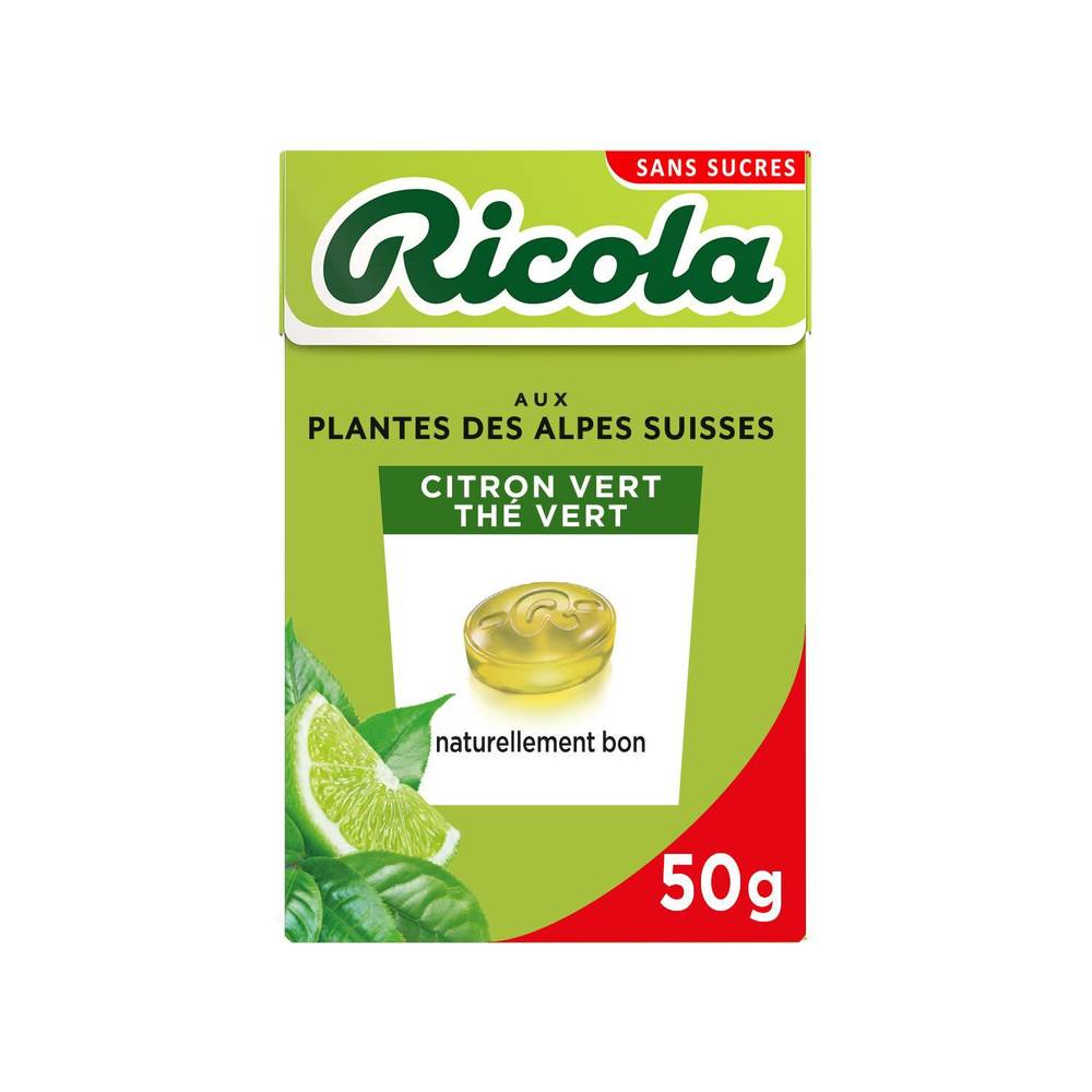 Ricola - Bonbons citron vert/thé vert