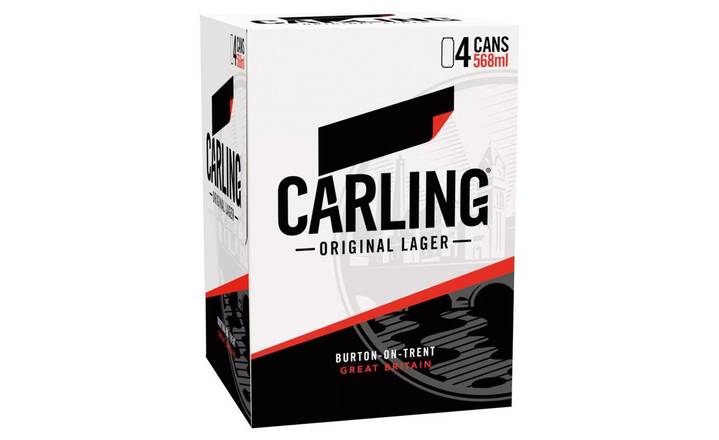 Carling Cans 4 x 568ml (376364)