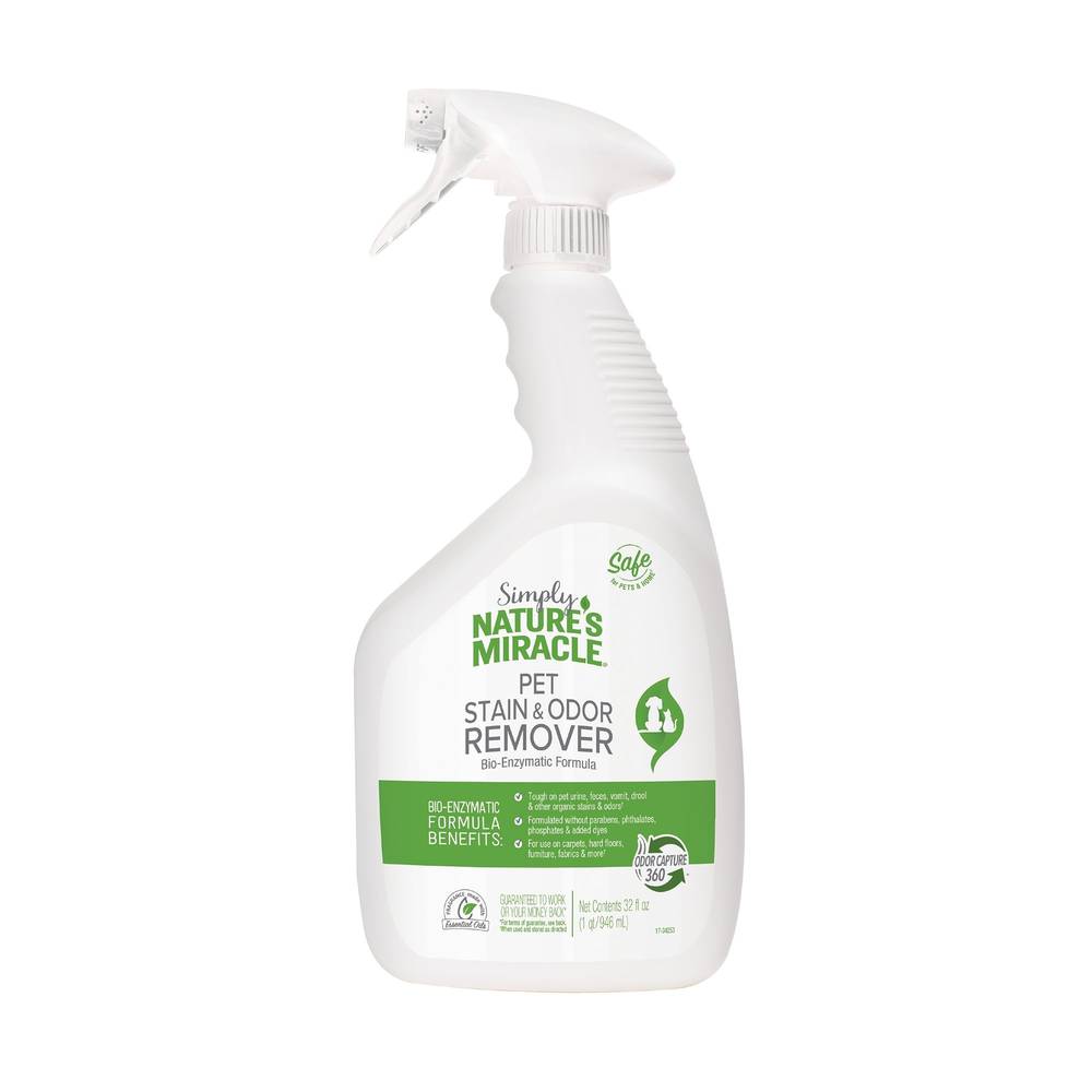 Nature's Miracle® Simply Pet Stain & Odor Remover (Size: 32 Fl Oz)