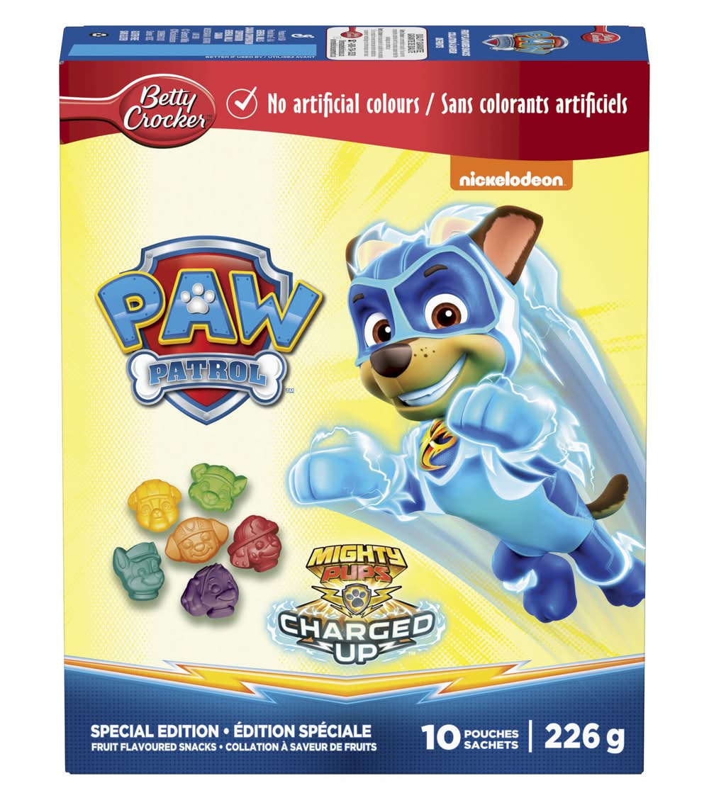 Betty Crocker Paw Patrol Fruit Snacks (226 g)
