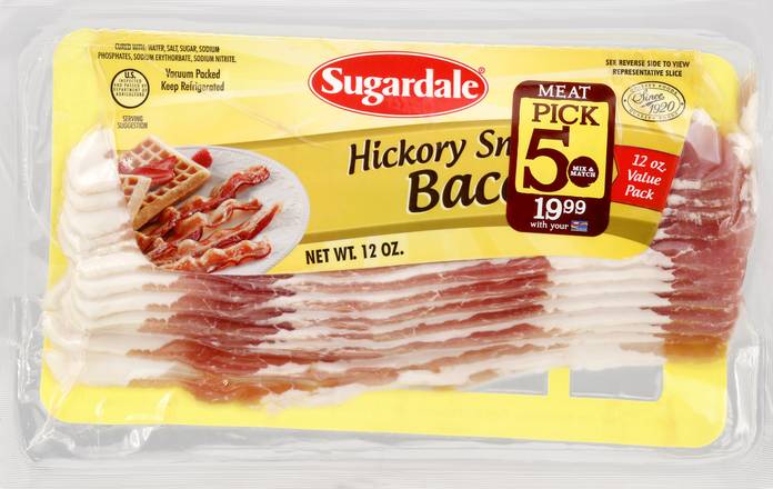 Sugardale Hickory Smoked Bacon (12 oz)