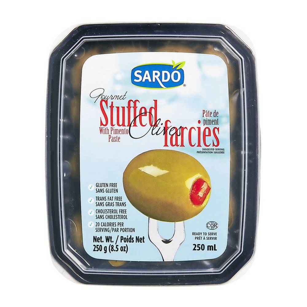 Sardo Stuffed Olives With Pimento Paste (250 g)