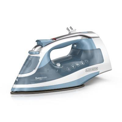 BLACK+DECKER Steam Iron Retractable Cord