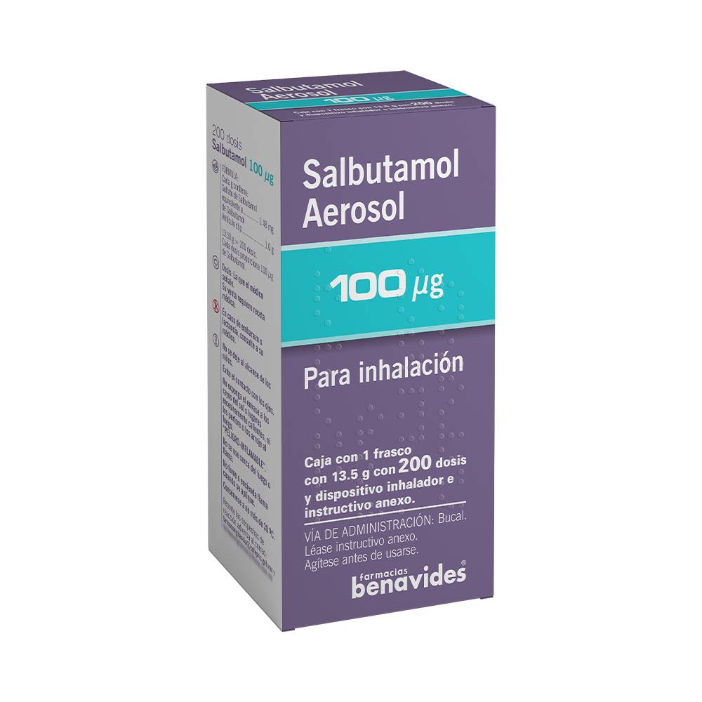 Almus salbutamol aerosol 100 mcg (1 pieza)