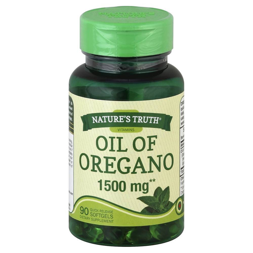 Nature's Truth Oil Of Oregano 1500 mg Supplement (1.6 oz)