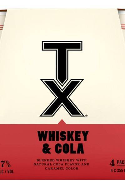 Tx Ready To Drink Whiskey & Cola Liquor (4 ct, 12 fl oz)