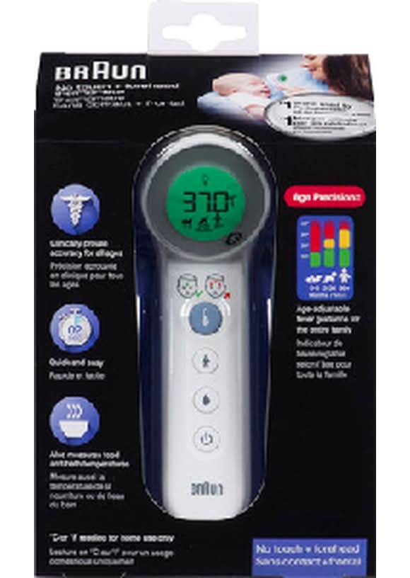 Braun No Touch Forehead Thermometer, White (350 g)