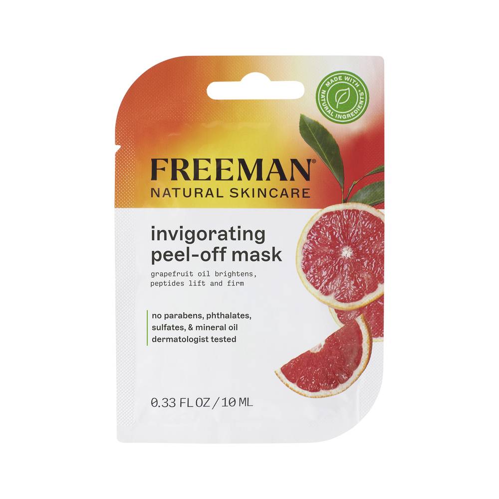 Freeman Invigorating Grapefruit Peel-Off Mask - 0.33 fl oz