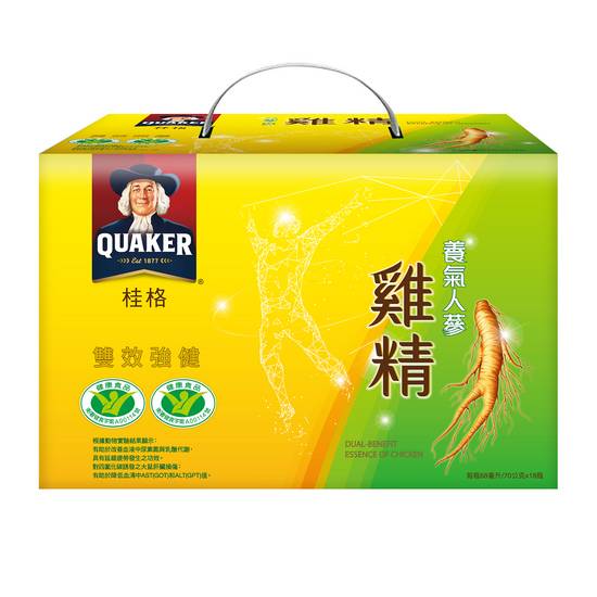 桂格養氣人蔘雞精雙效滋補18入 <68ml毫升 x 18 x 1Box盒> @10#4710043018431