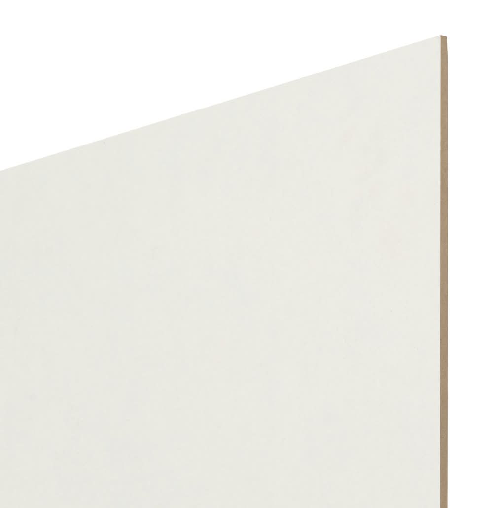 CUSTOMwood 3mm 1200 x 600mm White MDF Backing