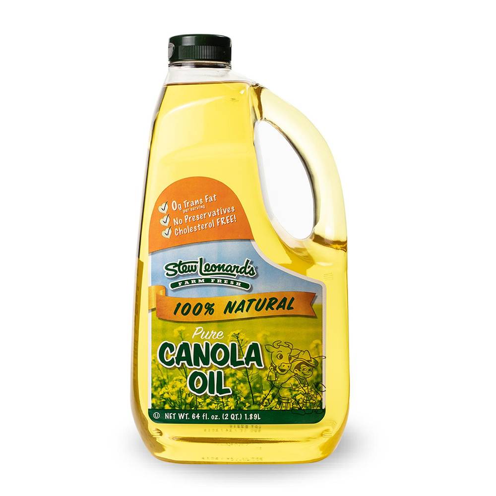 Stew Leonard's 100% Natural Pure Canola Oil (64 fl oz)
