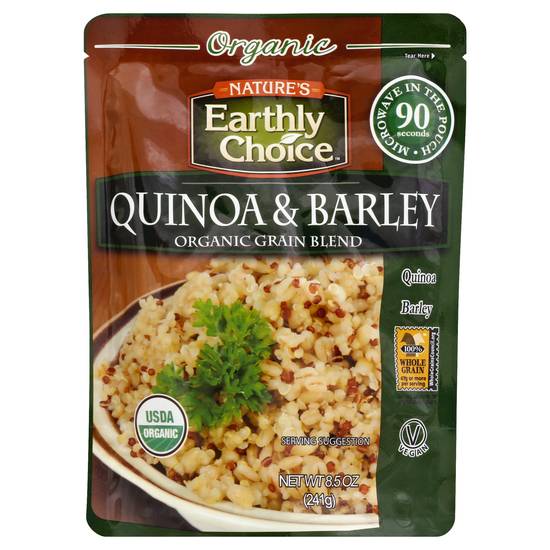 Nature's Earthly Choice Organic Grain Blend (quinoa-barley)