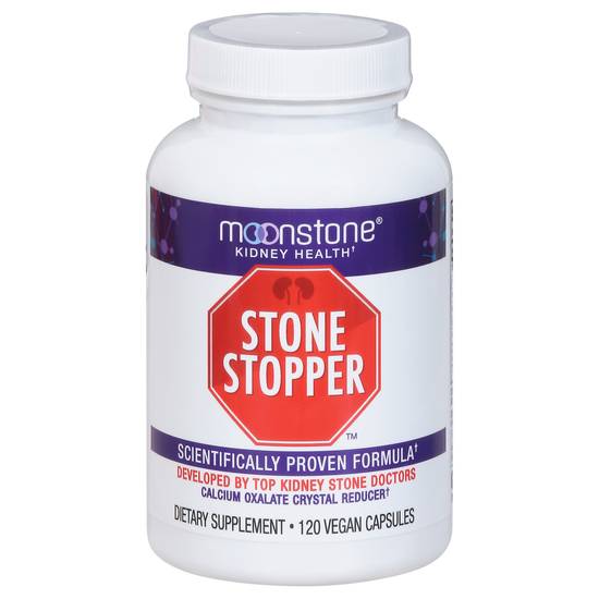 Moonstone Stone Stopper Vegan Capsules Dietary Supplement (120 ct)