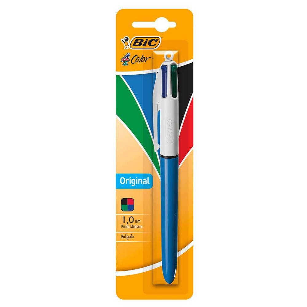 Bic bolígrafo 4 color mediano (blister 1 pieza)