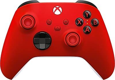 Microsoft Xbox QAU-00011 Wireless Controller for Xbox Series Carbon, Pulse Red