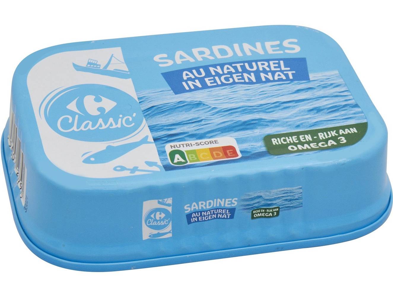 Carrefour Classic' - Sardines au naturel (95g)