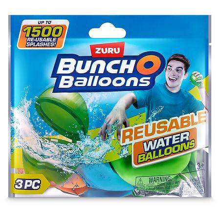 Bunch O Balloons Reusable Water Balloons - 3.0 ea