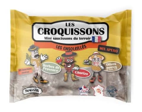 Les Croquissons Mini Saucissons Du Terroir Herbes De Provence Chorizo Et Olives Noires Le Sachet De 130G