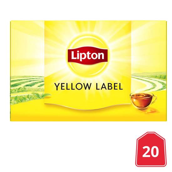 Lipton Thé noir Yellow Label 20 sachets