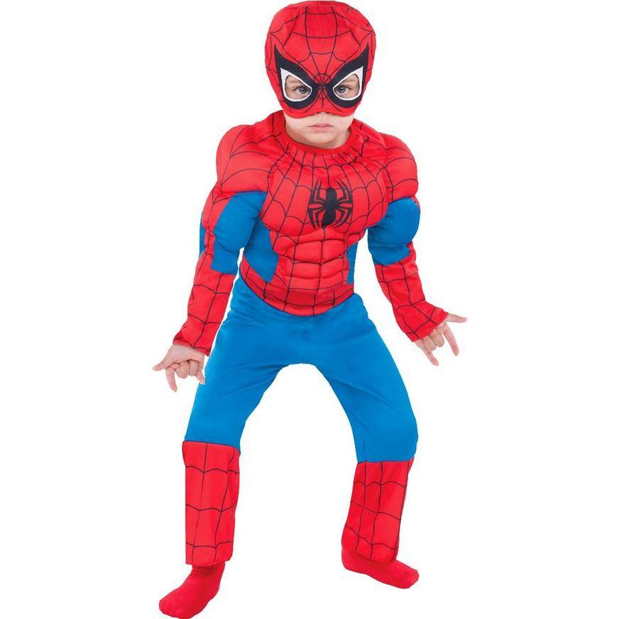 Toddlers' Spider-Man Deluxe Muscle Costume - Size - 3-4T