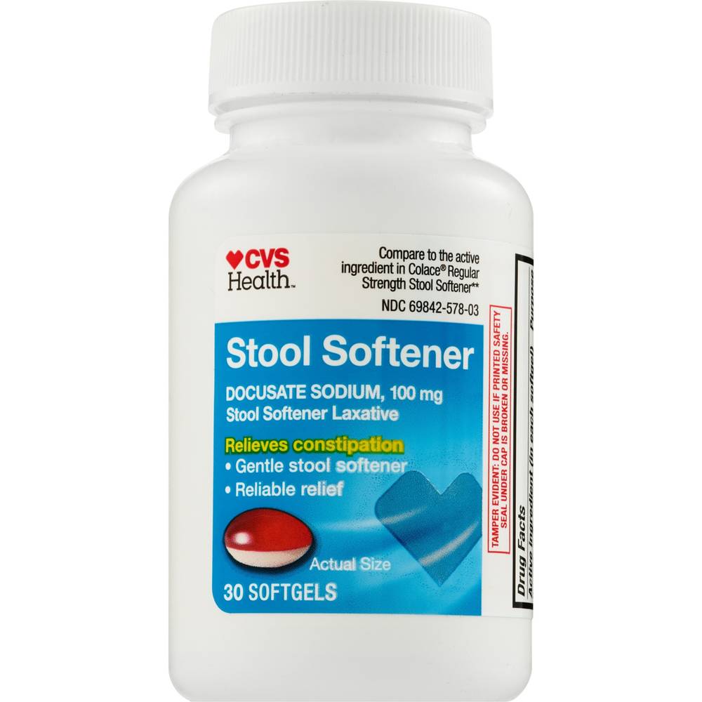 CVS Health Stool Softener Softgel 100 mg (30 ct)