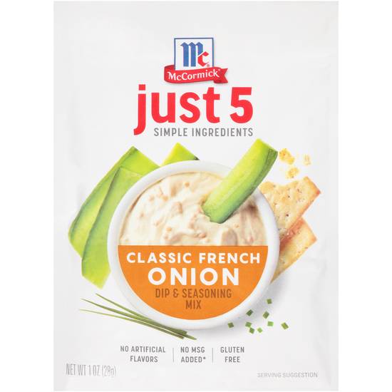Mccormick Just 5 Classic French Onion Dip & Seasoning Mix