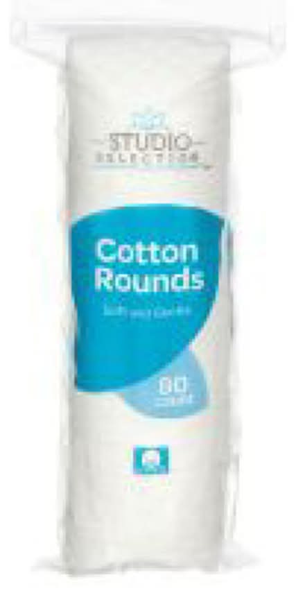 Studio Selection Exfoliating Cotton Rounds 80 Ct