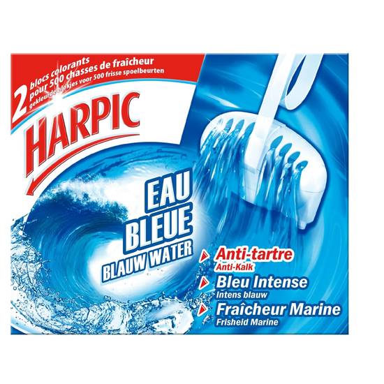 Harpic - Blocs cuvette eau bleue