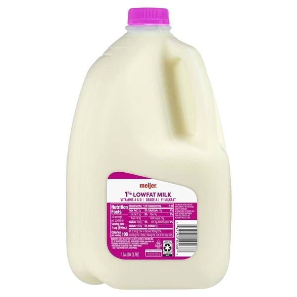 Meijer 1% Lowfat Milk (1 gal)