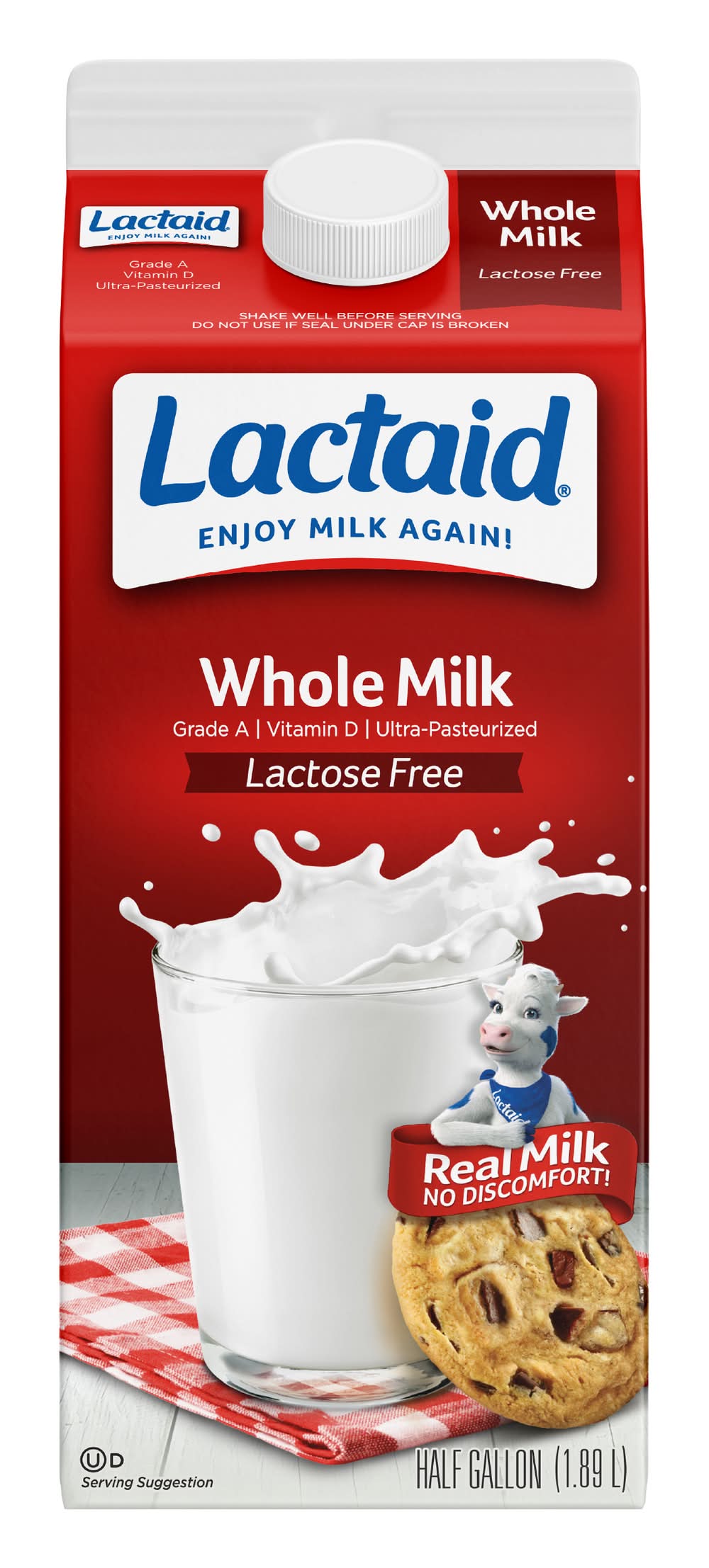 Lactaid Lactose Free Whole Milk (0.5 gal)