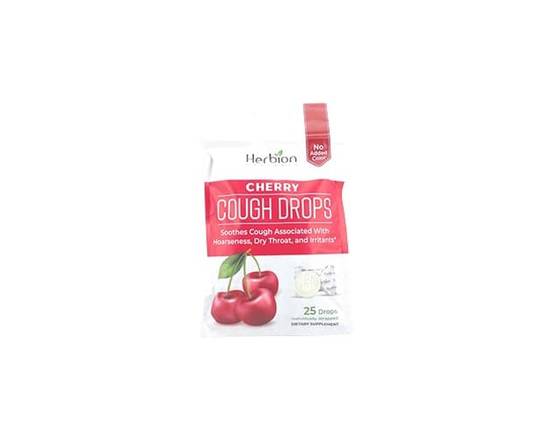 Herbion · Cherry Flavored Cough Suppressant Drops (25 ct)