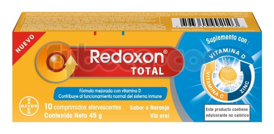 Redoxon Total Tabletas Efervescentes T/10