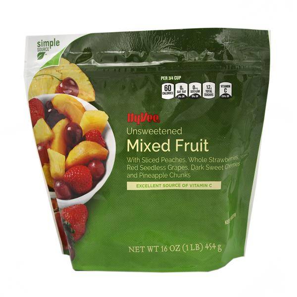 Hy-Vee Unsweetened Mixed Fruit
