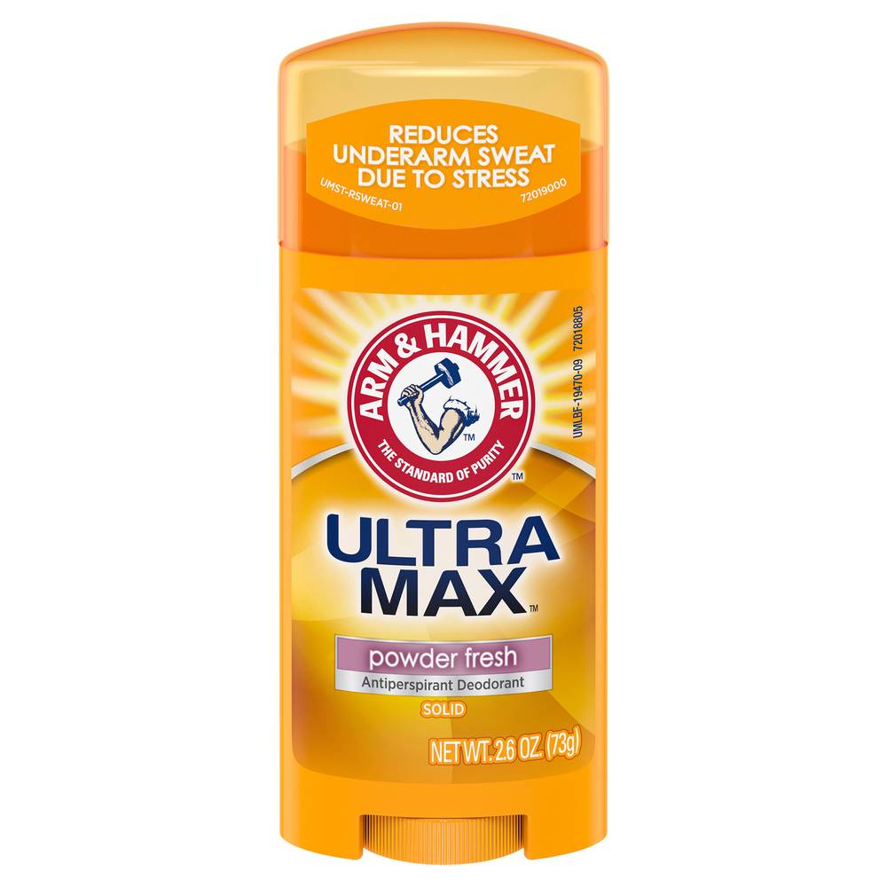 Arm & Hammer Ultramax Powder Fresh Antiperspirant Deodorant Solid