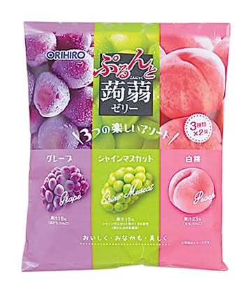 ◎蒟蒻ゼリー≪グレープ・シャインマスカット・白桃≫
