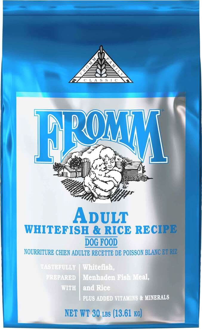 Fromm Classic Whitefish & Rice Receipe Dry Dog Food, Adult (30 lbs)