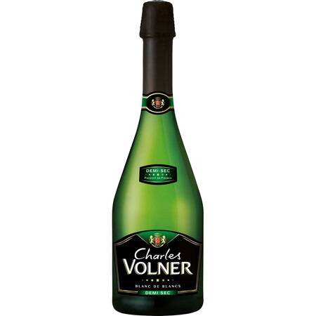 Vin Pétillant Mousseux Demi Sec CHARLES VOLNER - la bouteille de 75cL