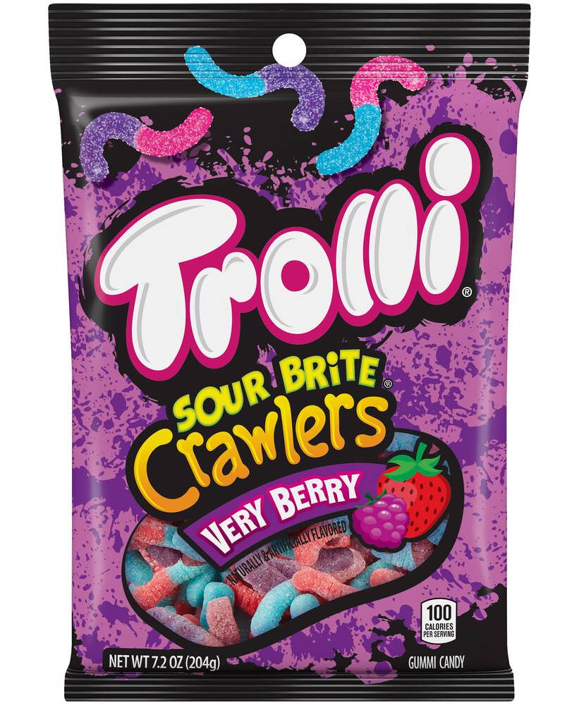 Trolli Sour Brite Crawler, Very Berry (7.2 oz)