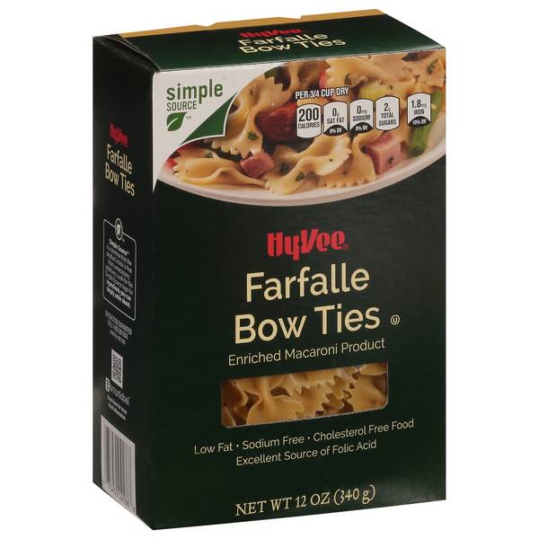 Hy-Vee Farfalle Bow Ties Pasta (12 oz)