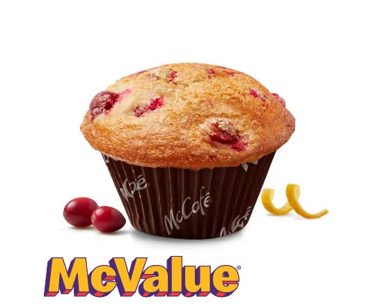 Cranberry Orange Muffin (Now contains soy) [360.0 Cals]