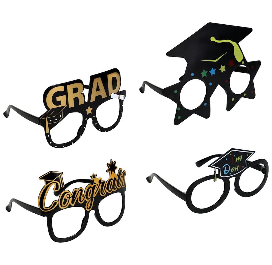 Seasonal Collection Graduation Party Novelty Glasses, 1 ct.