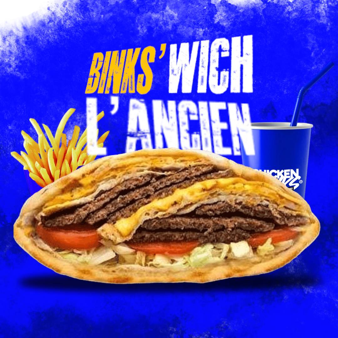 MENU BINKS'WITCH L'ANCIEN